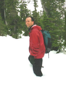 Francis Tapon smiling in the snow