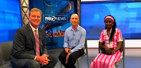 Francis and Rejoice Tapon on KTVU FOX News with Frank Mallicoat 2019