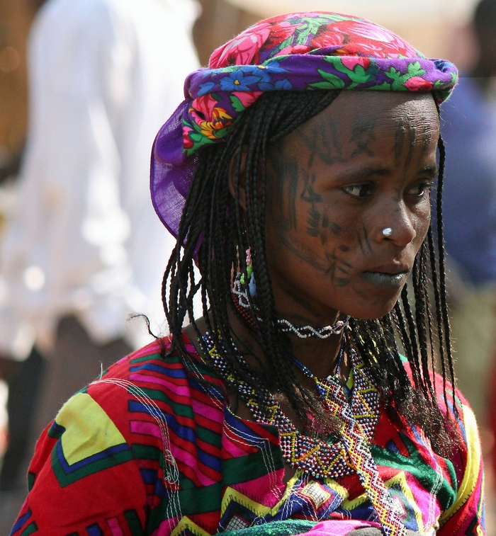 Cameroonian with a tattoo 