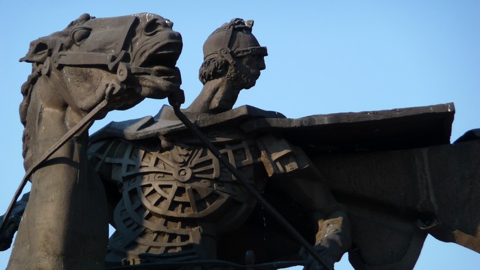 Statue in Veliko Tarnovo, Bulgaria