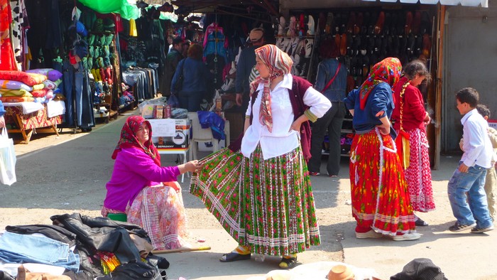 Gypsies in Calafat, Romania