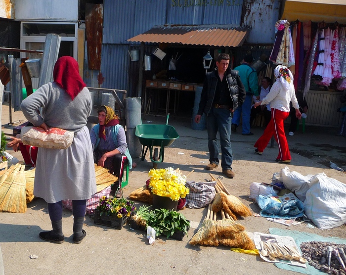 Gypsies in Calafat, Romania