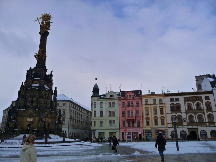 UNESCO-protected Sousoší Nejsvĕtĕjší Trjice (Holy Trinity Column)