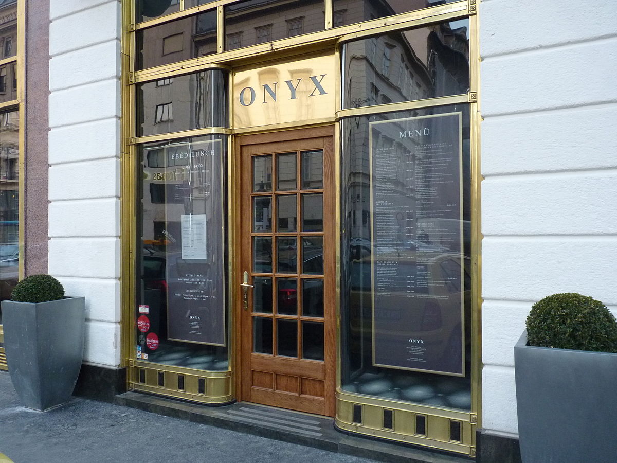 Onyx Restaurant in Budapest, Hungary