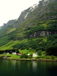 Departing Gudvangen on a ferry to Nærøyfjord