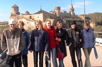 The kid who took the picture is the second from the left. He spoke Spanish because his father was living and working in Spain. The boys spoke English, but the first didn't speak at all. Despite language challenges, we toured Khmel'nyts'kyy (Kamyanets-Podilsky) together.  