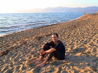 After freezing my ass off in Ukraine, just a few days later I was loving the warm weather of this beach in Turkey! 