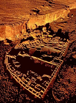 Chaco Canyon in the USA features some signs of aliens, since Europeans don't believe America has any history