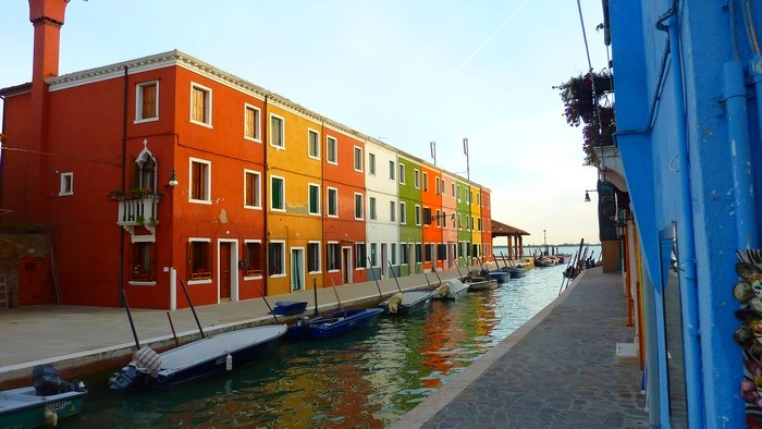 Venetian arhitecture on Burano