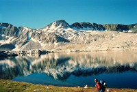 Helen Lake, named after John Muir's daughter, was breathtaking. 