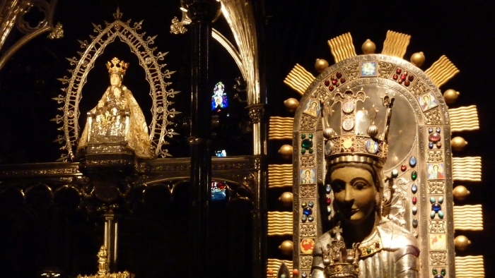 Icons in Pamplona's church