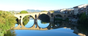 Puente la Reina in Estella, Spain - El Camino Santiago