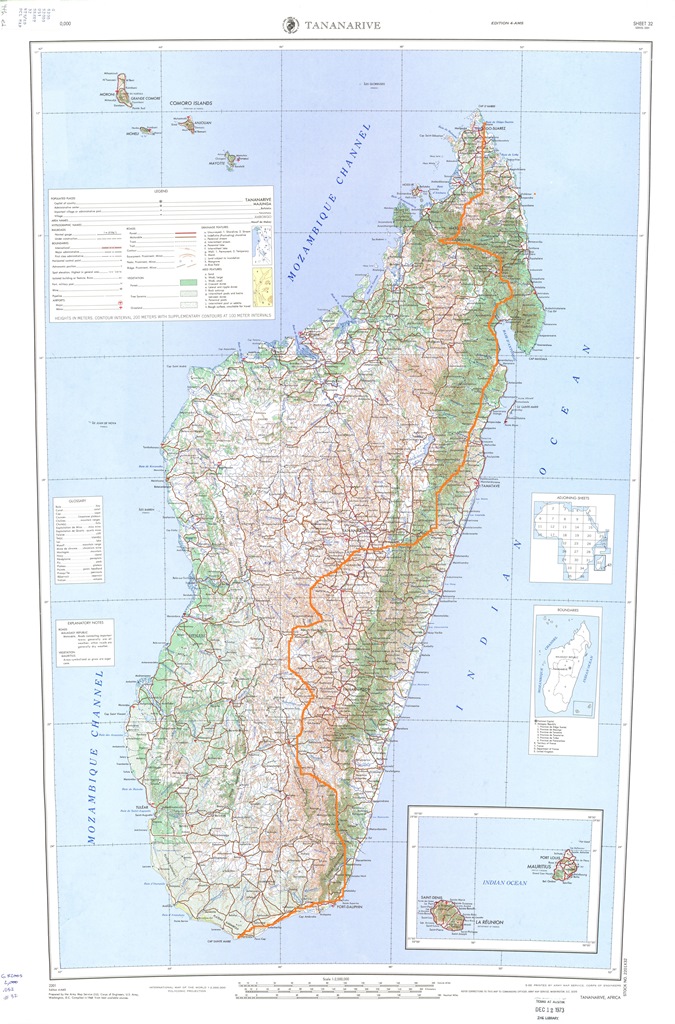 Hiking Across Madagascar Map