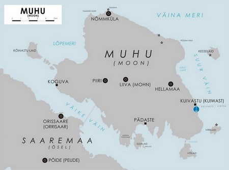 Muhu Island Map