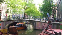 Canals everywhere in Amsterdam!
