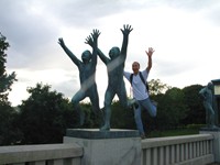 Vigeland Sculpture Park in Oslo. How can these statues run faster than me?!