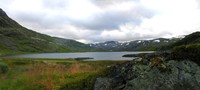 The Rallarvegen bike route feels like biking through the Sierra Nevada. Maiu stiched this cool panorama together.