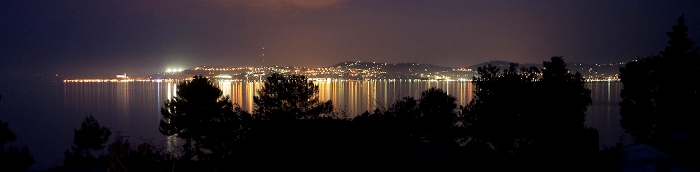 Night view from Crveni Vrh