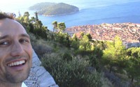 In the early morning I hiked to the top of a small mountain next to Dubrovnik. At the top there is an abandoned fort where I could see where the Serbs had been while they shelled the city. 