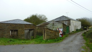 In the middle of some rustic village, you might find a... vending machine!?